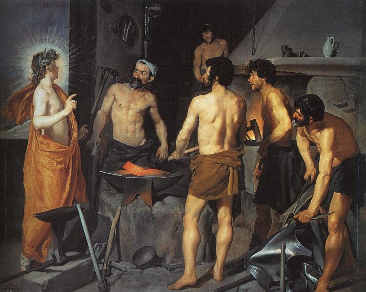 Diego Velazquez The Forge of Vulcan oil painting image